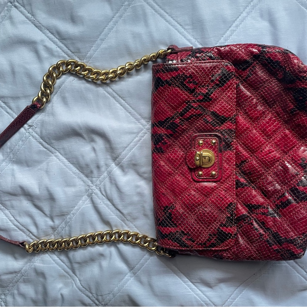 Red snake Marc Jacobs purse